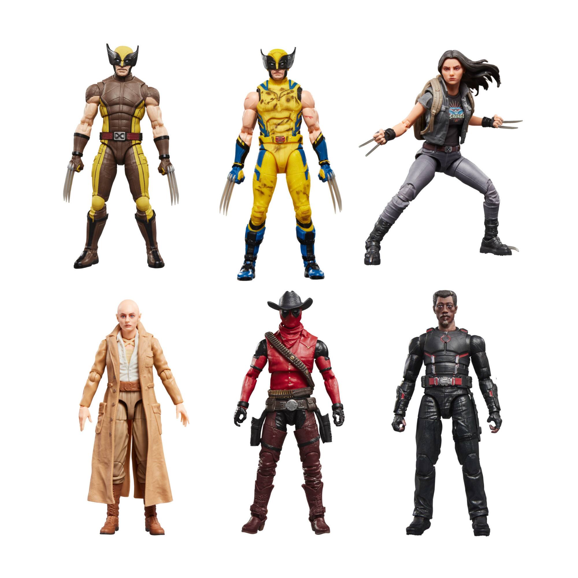 Marvel Legends Series: Wolverine (Sleeveless), Wolverine (Brown), Blade, Cassandra Nova