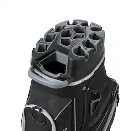 VEVOR - Golf Cart Bag, 14 Way Top Divider Organizer, Golf Club Bag with Full-length Divider, Storage Pockets, Shoulder Strap - Black