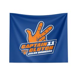 Northwest - Jalen Brunson New York Knicks 34" x 40" Captain Clutch Wall Hanging Tapestry - Multicolor