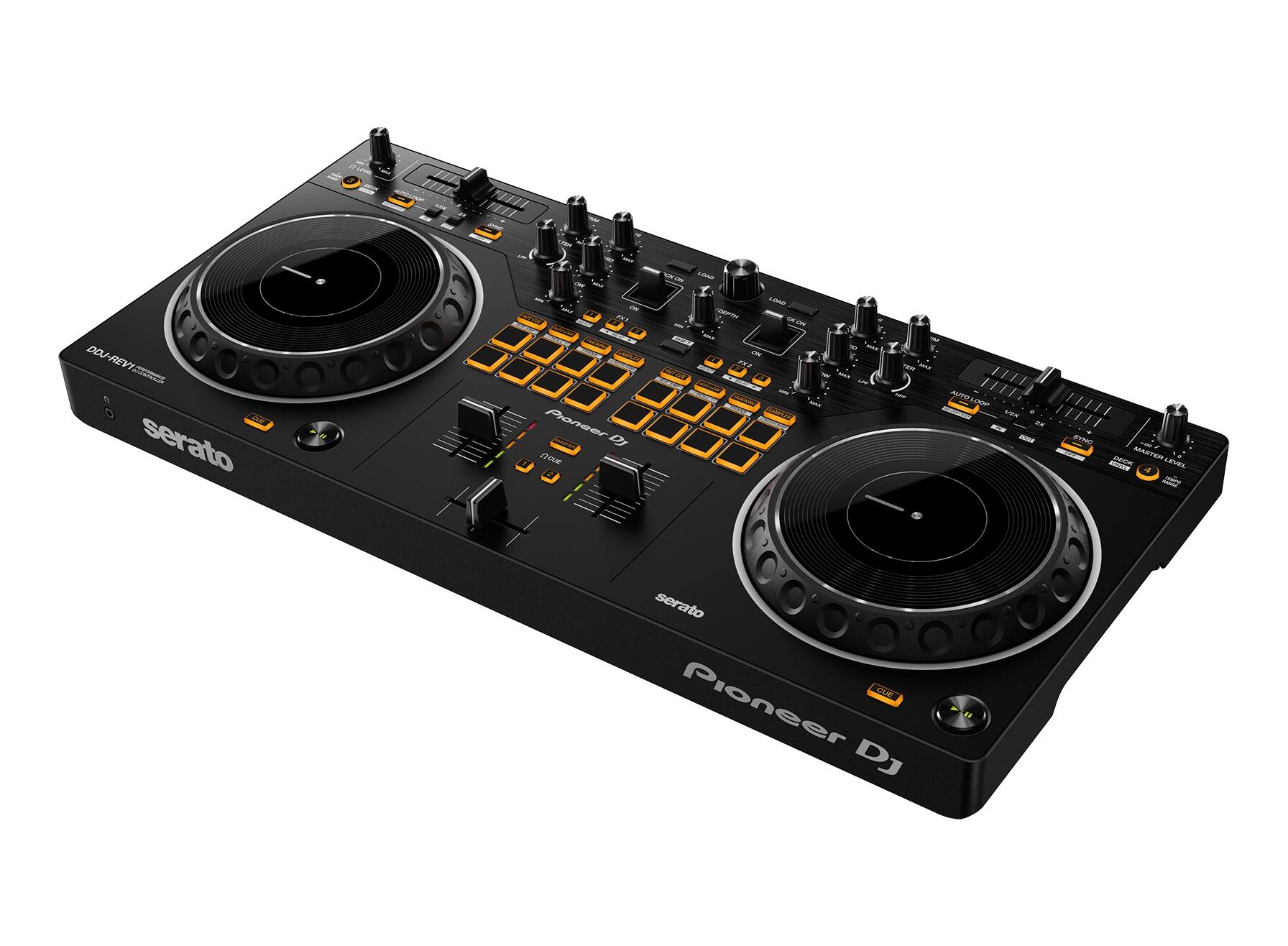 Angle. Pioneer DJ - 2-channel DJ Controller - Black.