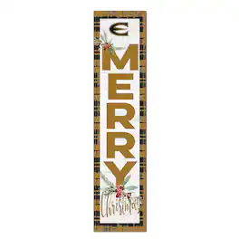 Jardine - Emporia State Hornets 12'' x 48'' Outdoor Merry Christmas Leaner - White