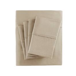 Gracie Mills - Elodie 800 Thread Count Sateen Sheet Set - Khaki