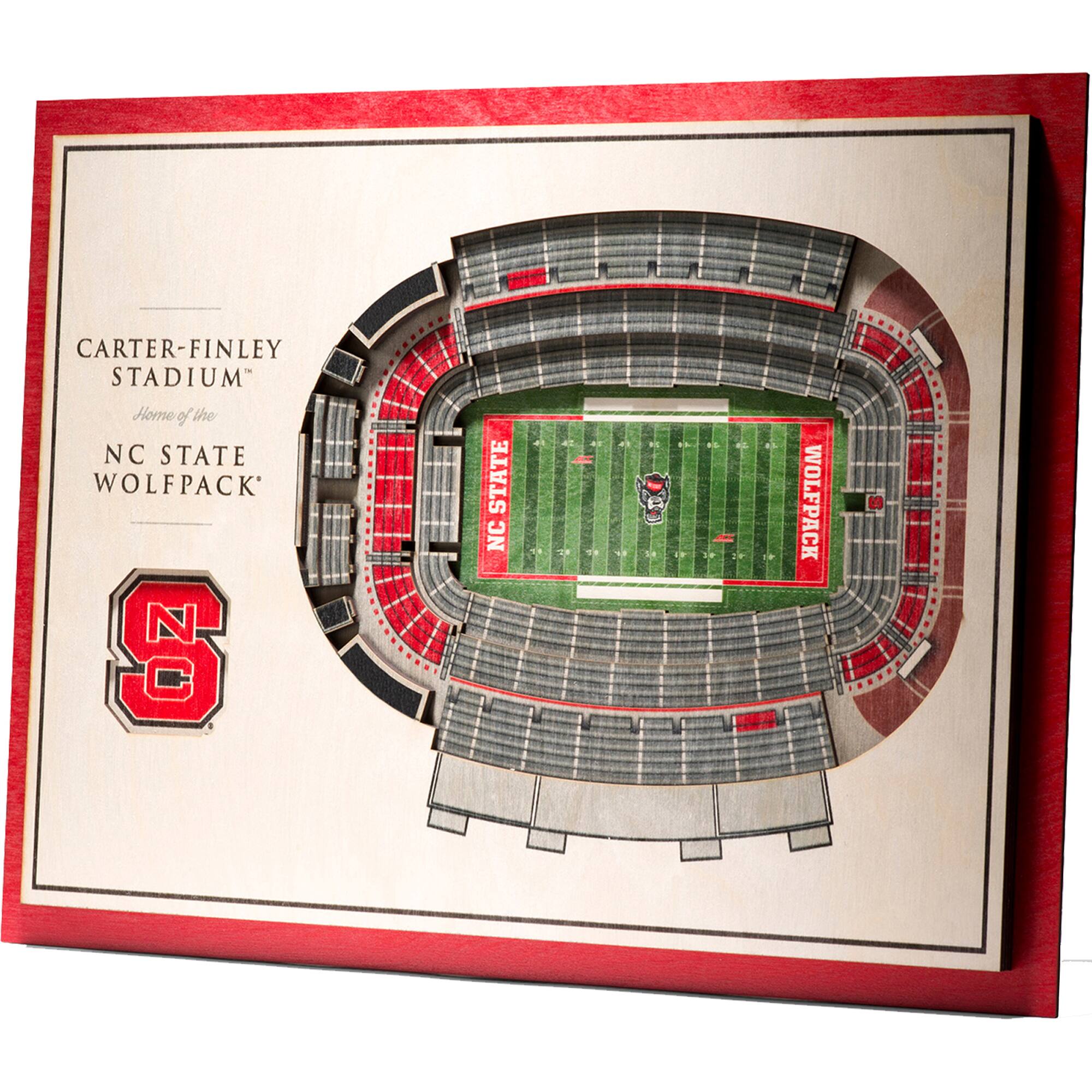 CARTER-FINLEY STADIUM  
Home of the  
NC STATE WOLFPACK  

NC STATE  
WOLFPACK