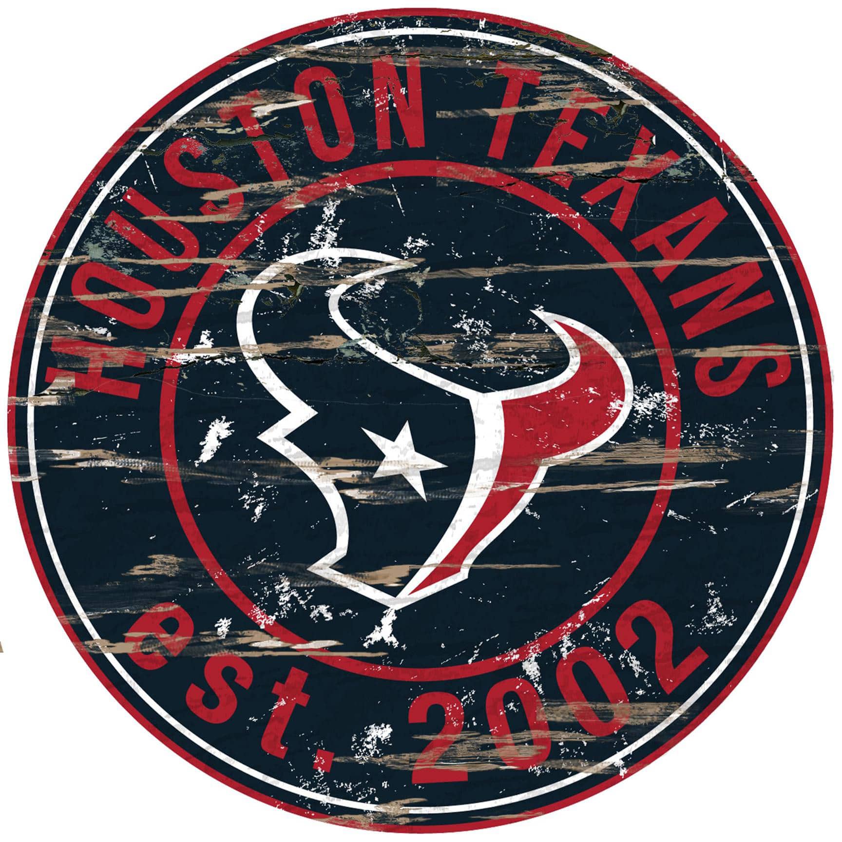 "Fan Creations - 23.5"" Distressed Round Sign - Multicolor" price history on PriceWatchPro