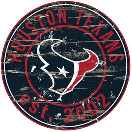Fan Creations - 23.5" Distressed Round Sign - Multicolor