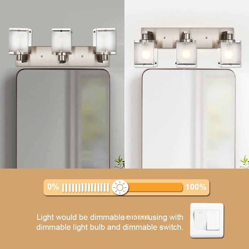 0% 100%  
Light would be dimmable using with dimmable light bulb and dimmable switch.