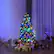 Alt View 3. Costway - 4Ft Pre-Lit Artificial Christmas Tree Hinged 100 LED Lights - Green.