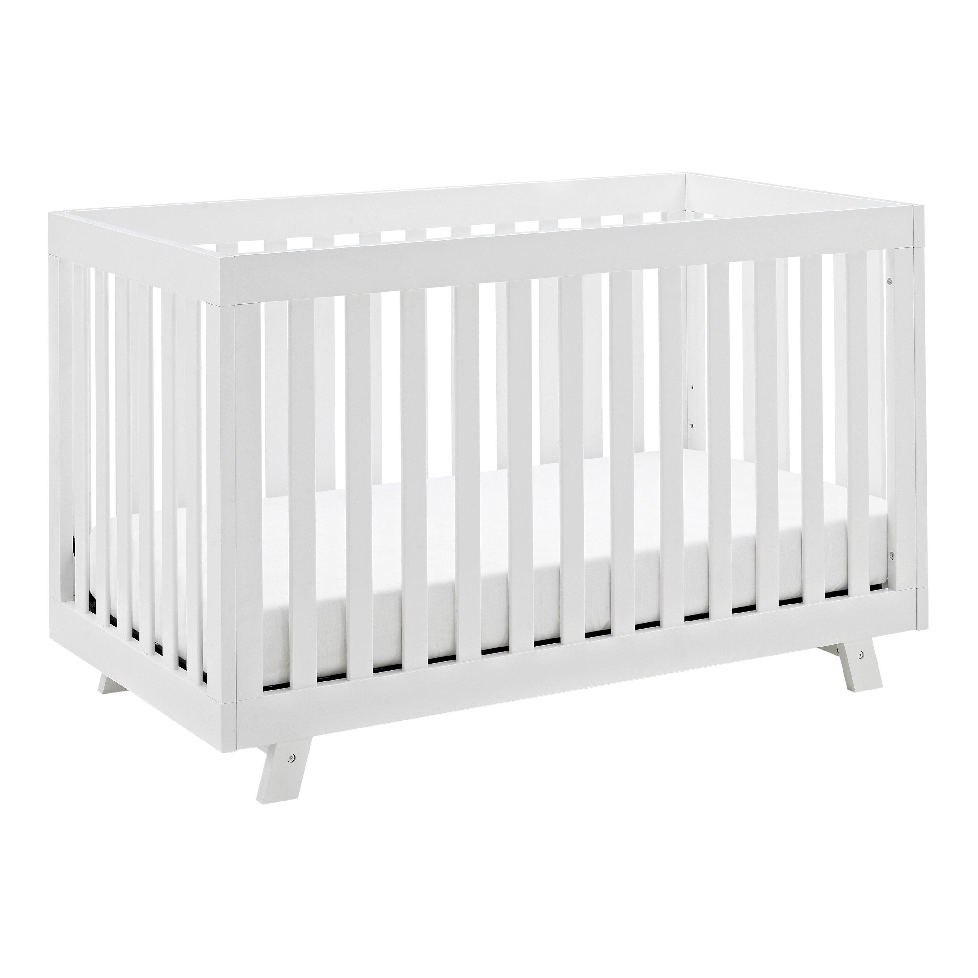 Front. Storkcraft - Beckett 3-in-1 Convertible Crib - White.