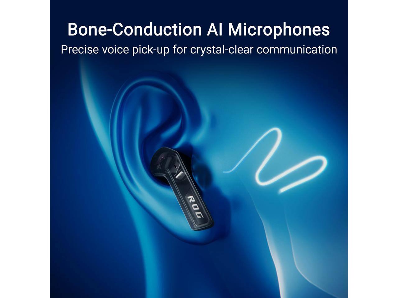 Bone-Conduction AI Microphones  
Precise voice pick-up for crystal-clear communication