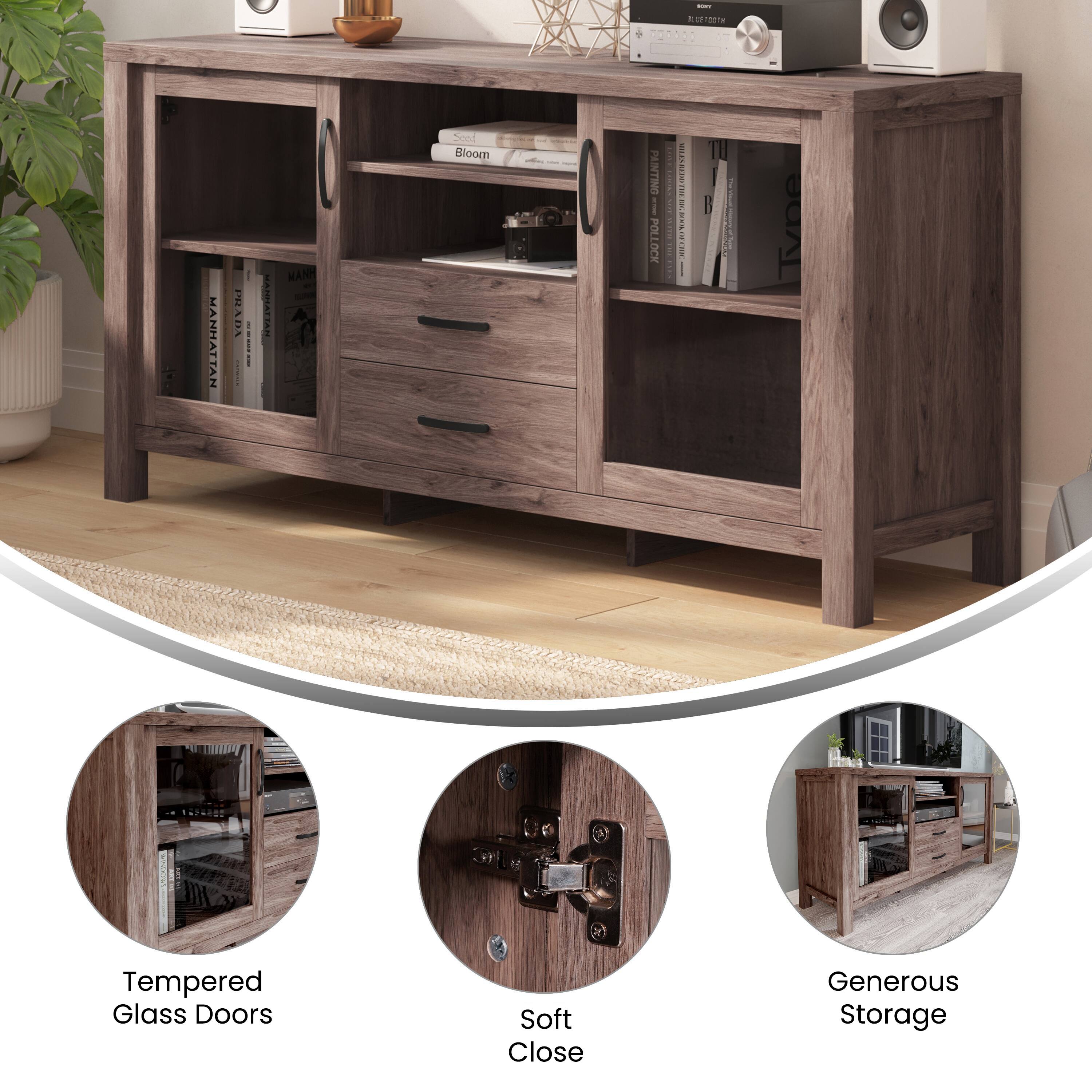 i 100T 700000 MANHATTAN IEADA | I 1918 AIATIAN MANH Sool Bloom : UNLY | POLLOCK | i i RE | i Type

Tempered Glass Doors
Soft Close
Generous Storage