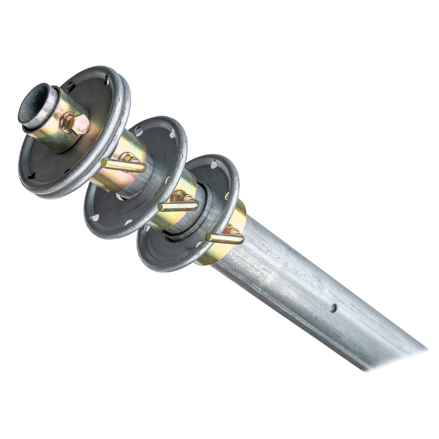 Angle. Channel Master - Channel Master Cm-1830 Telescoping Antenna Mast (25 Ft.) - Silver.