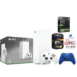 Xbox Series X 1TB Digital Console with Extra Controller, Battery Pack, MightySkins Code and 2 Year Warranty
