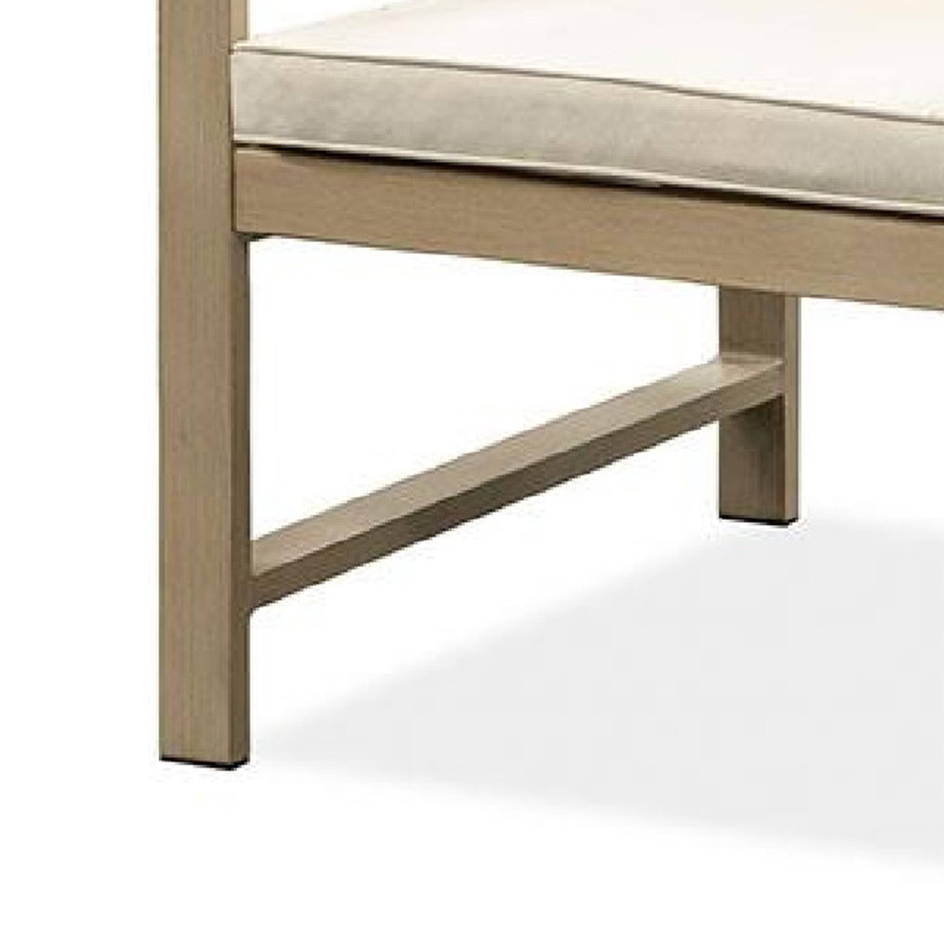 Alt View 3. Manhattan Lane - Beli Outdoor Armchair Set of 2, Washable Beige Covers - Natural Brown, Beige.