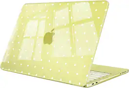 Fintie - Case for MacBook Neo 13 Inch (Model A3404, 2026 Release) Snap-On Hard Shell Cover, Ultra-Thin, Slim Fit, Lightweight - Citrus Polka Dot