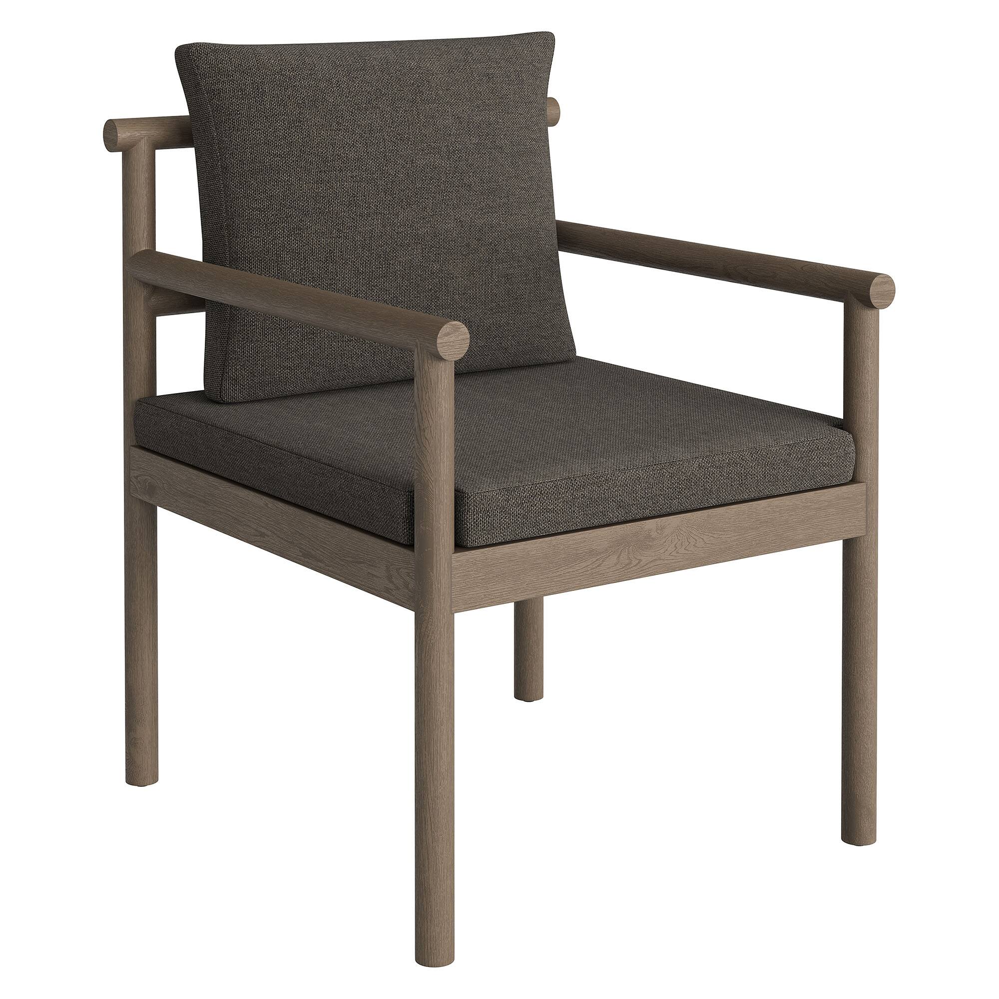 Angle. Modway - Eleni Outdoor Patio Teak Wood Rope Dining Chair by Modway - 32.