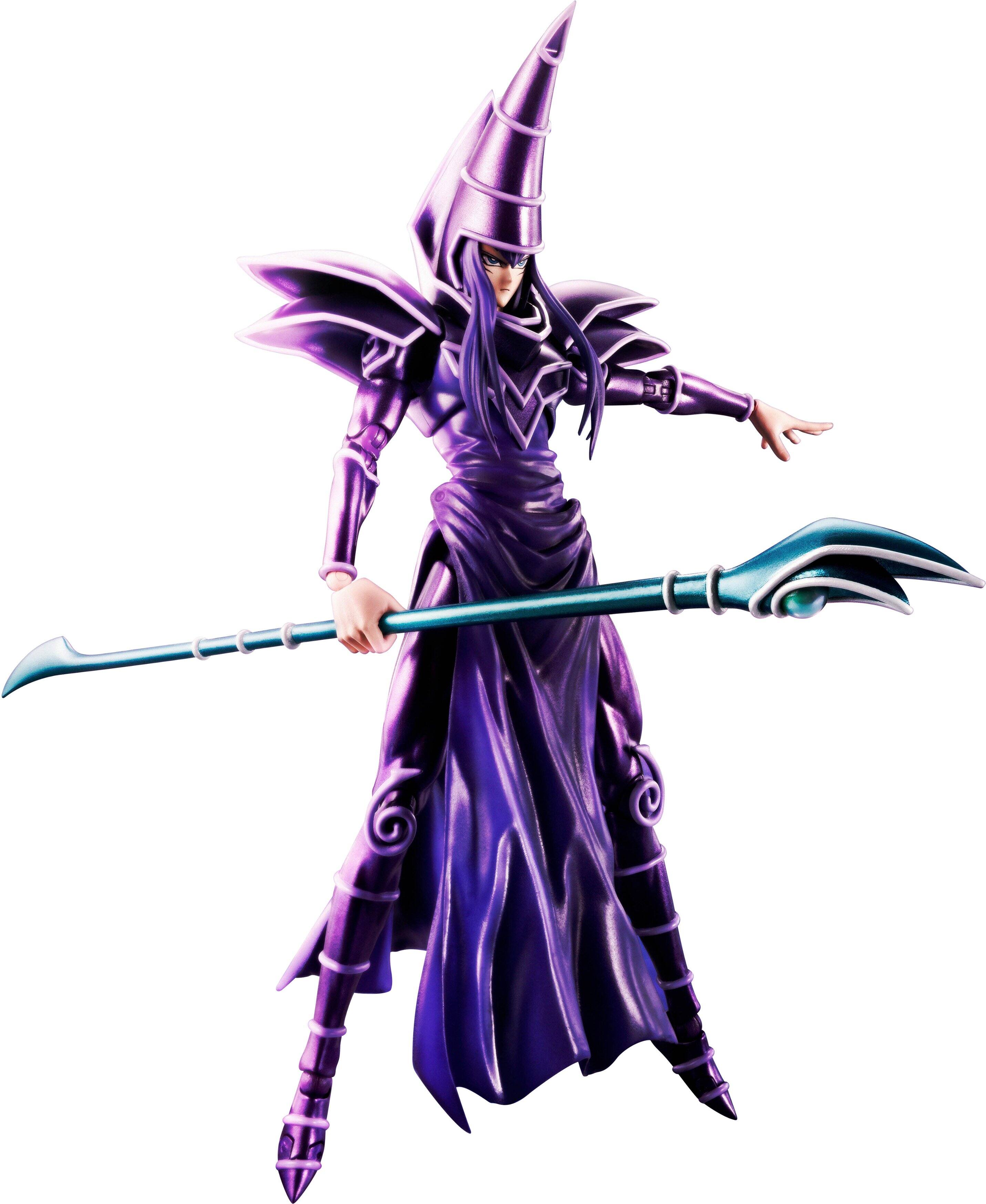 Alt View 6. Bandai - Dark Magician - Yu-Gi-Oh! - Tamashii Nations S.H.MonsterArts 7.3" Figure.