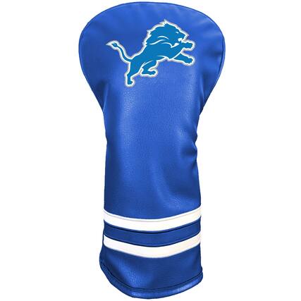 Front. Team Golf - Detroit Lions Retro Driver Headcover - Multicolor.
