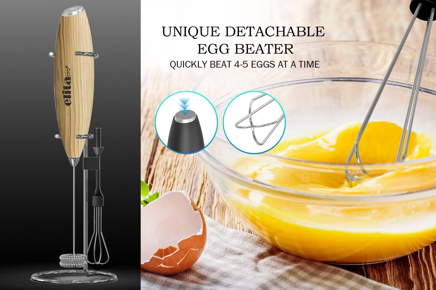 pro elita UNIQUE DETACHABLE EGG BEATER QUICKLY BEAT 4-5 EGGS AT A TIME