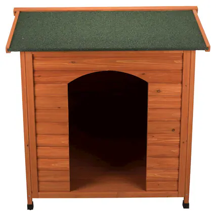 Front. TRIXIE - Natura Classic Dog House, XXL, Brown - Brown.