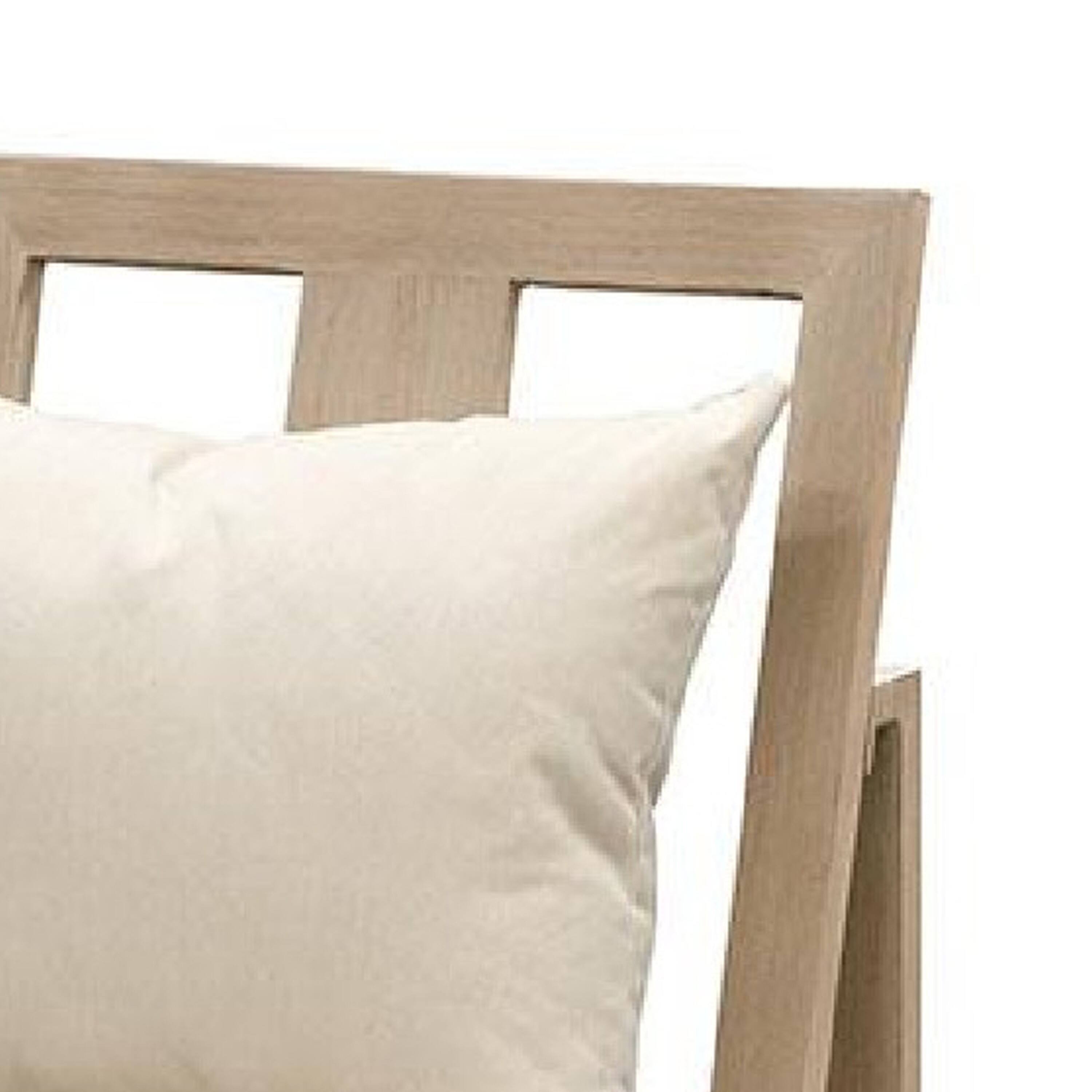 Alt View 2. Manhattan Lane - Beli Outdoor Side Chair Set of 2, Washable Beige Covers - Natural Brown, Beige.