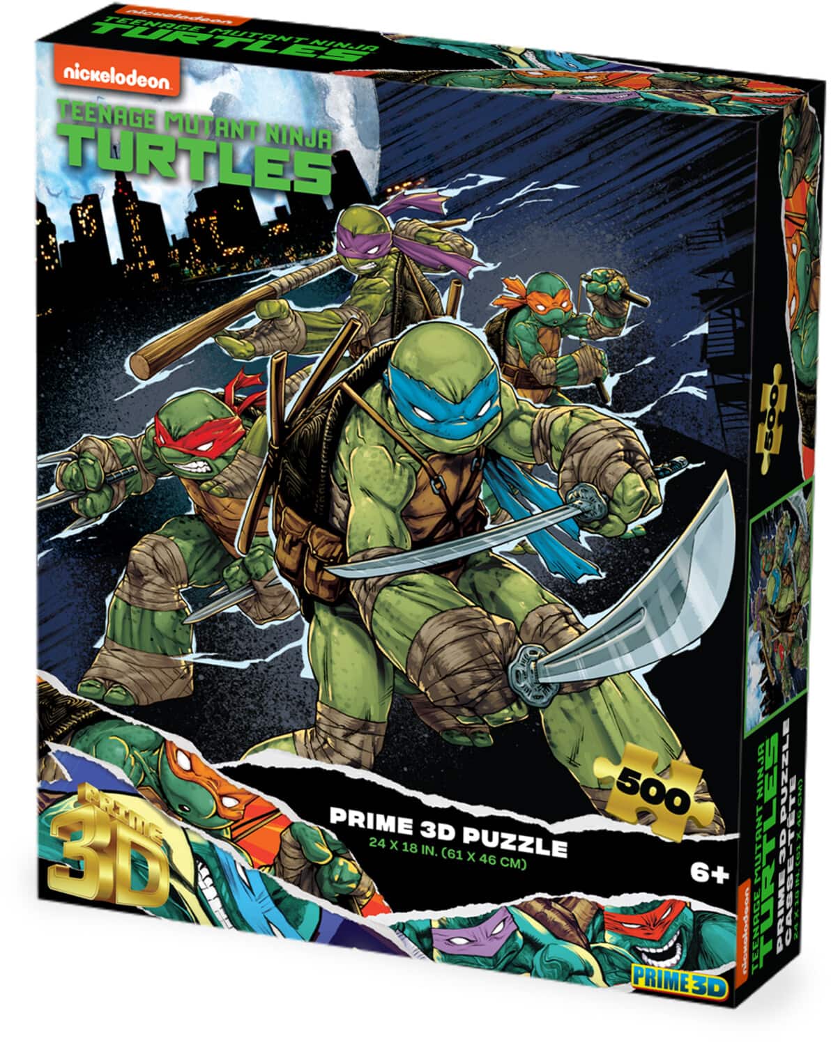 PopMarket - Teenage Mutant Ninja Turtles Comic Style 500pc 24x18 in 3D Lenticular Puzzle (TMNT) - COLLECTIBLES - Multicolor price history on PriceWatchPro