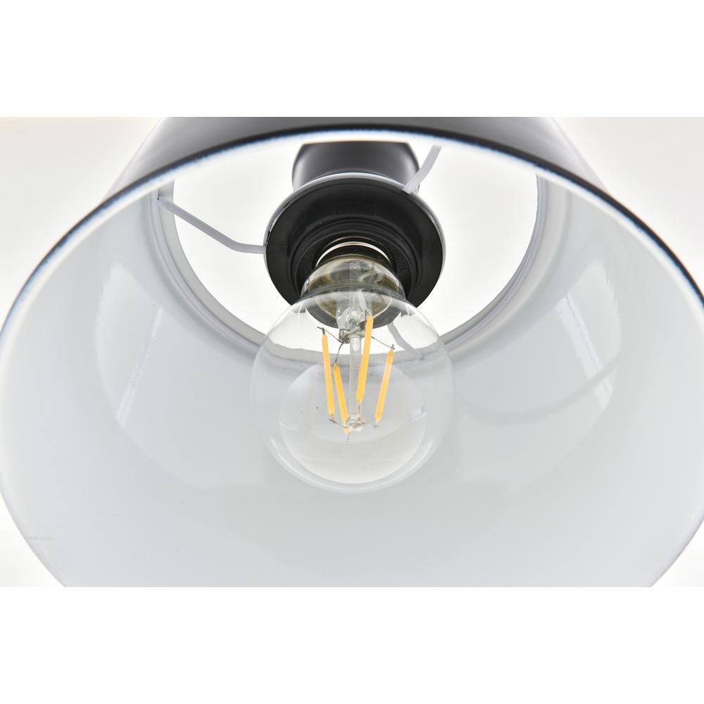 Alt View 2. Living District - Nota 3 light black Pendant - Black.