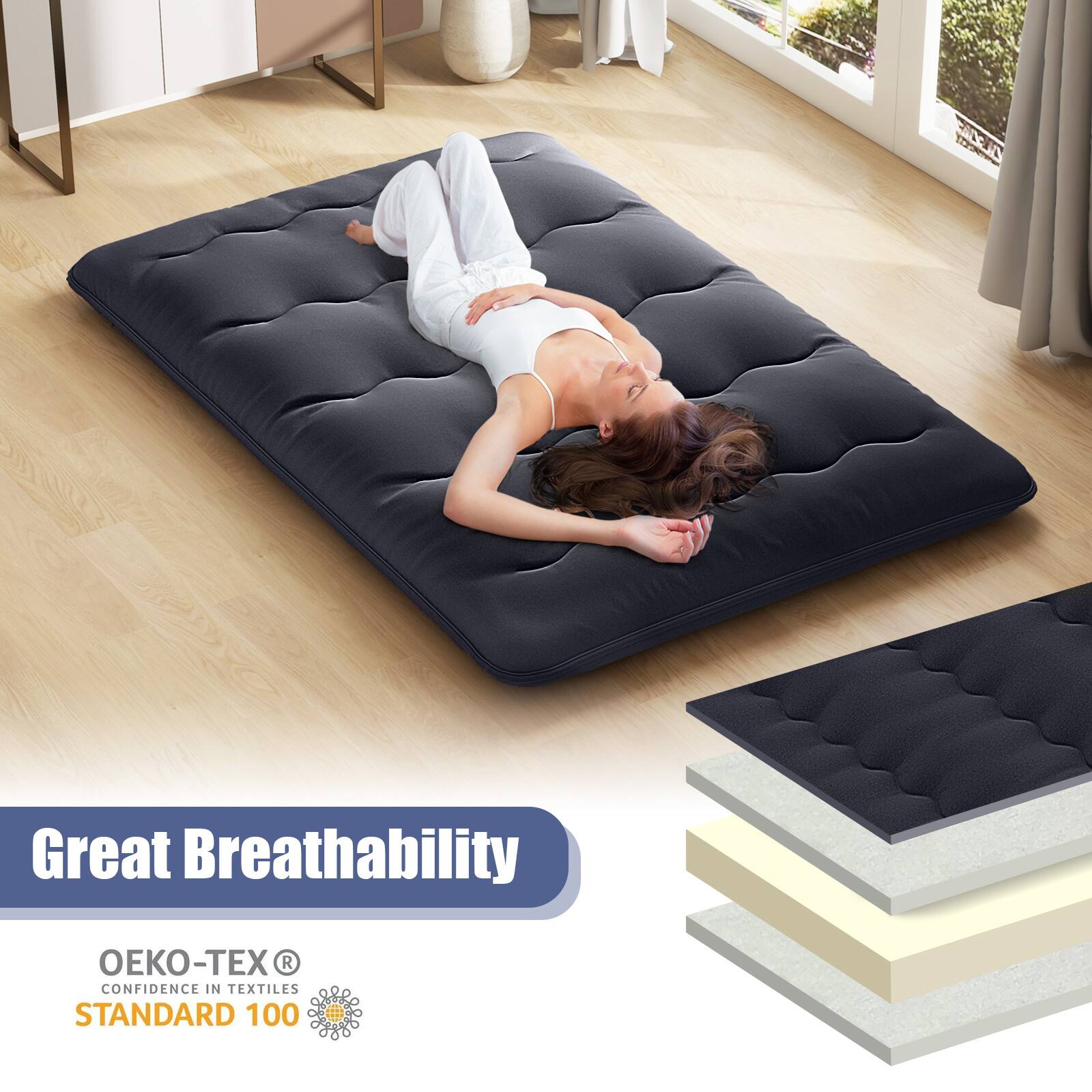 Great Breathability

OEKO-TEX®
CONFIDENCE IN TEXTILES
STANDARD 100