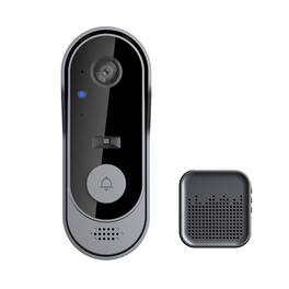 Cluzine - Tuya Smart Video Doorbell with Chime, HD Night Vision, 2-Way Audio & 125° Wide Angle for Home Security