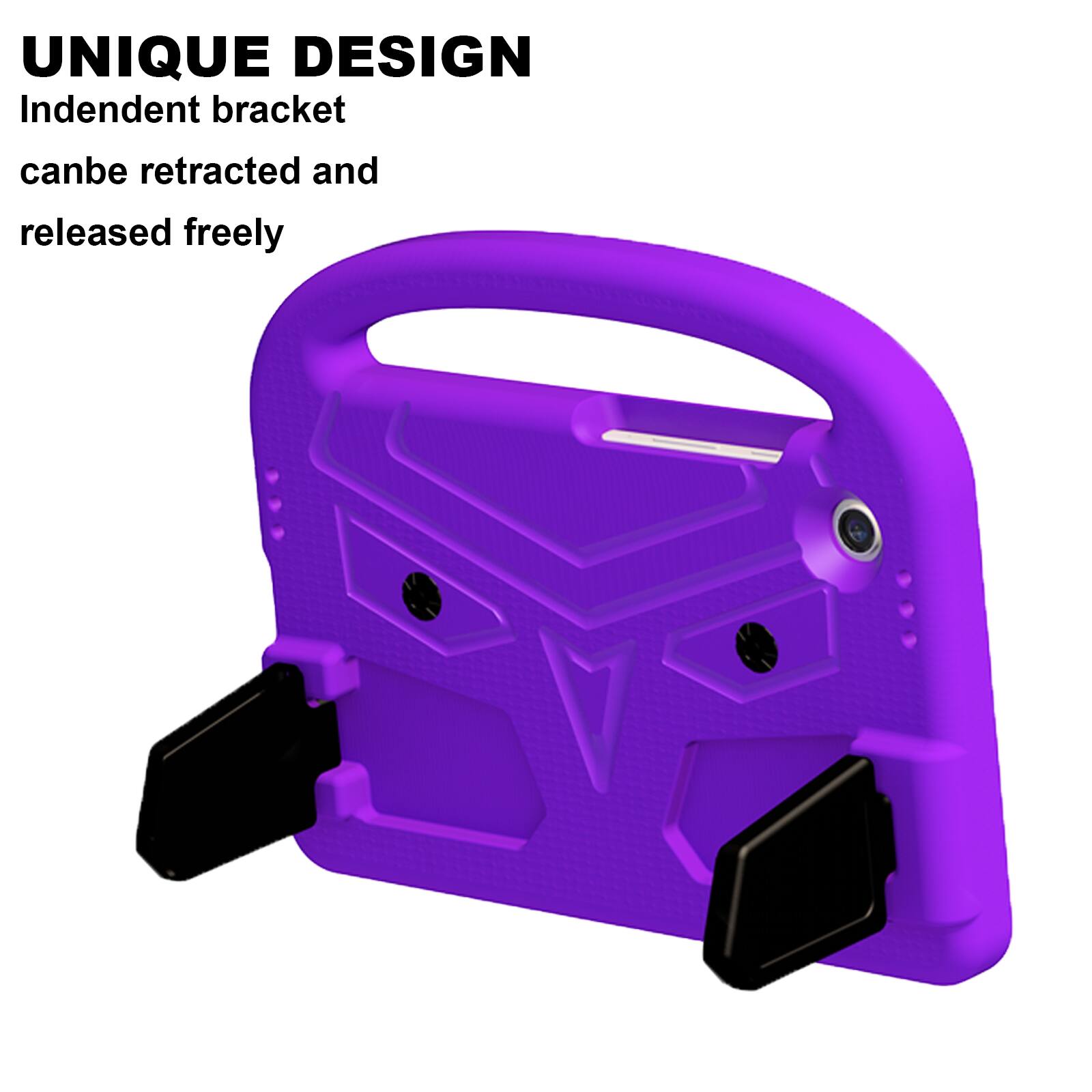 UNIQUE DESIGN  
Independent bracket can be retracted and released freely