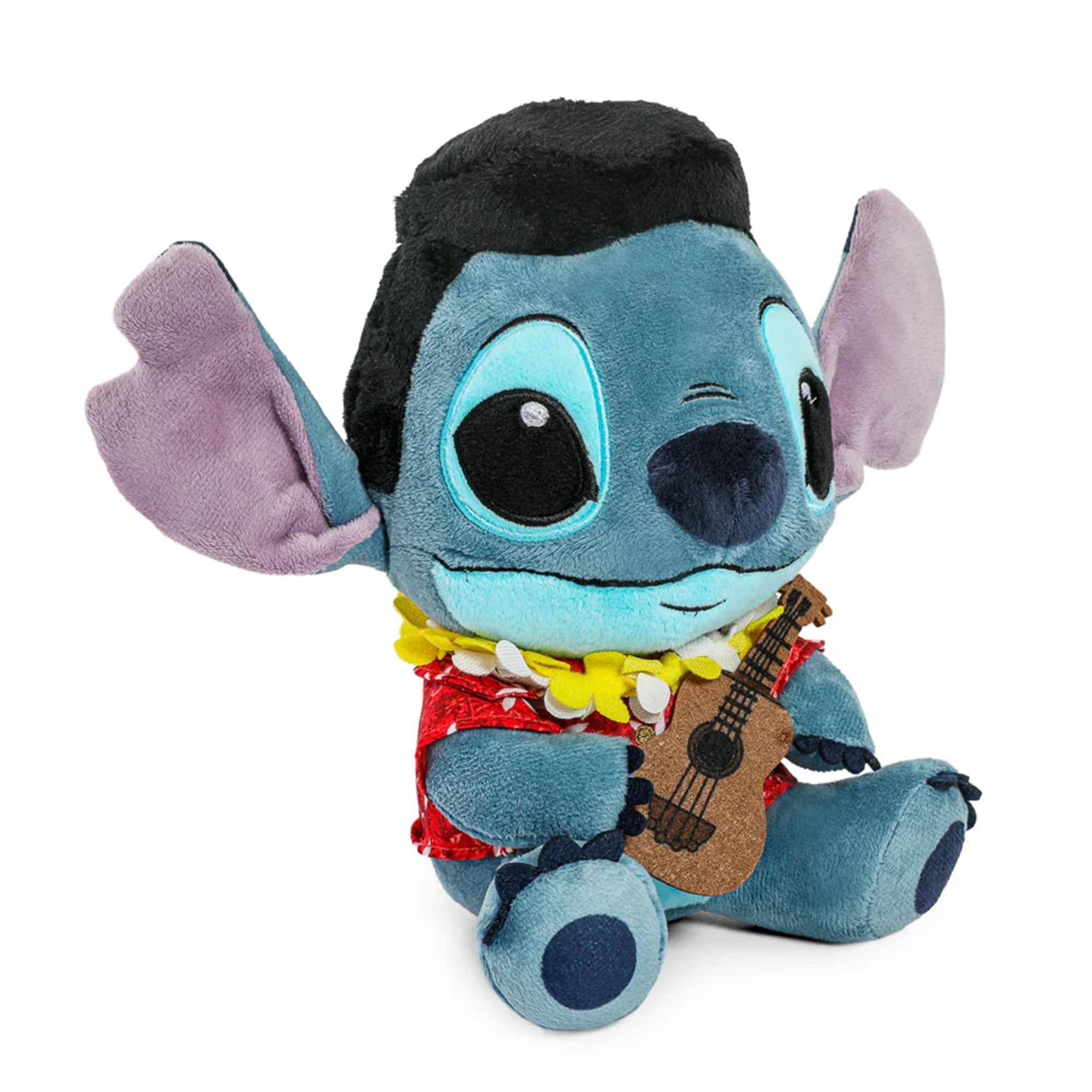 Alt View 1. Kidrobot - Disney Lilo & Stitch 9 Inch Elvis Stitch Plush | Blue Hawaiin - Blue.