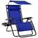 Front. Best Choice Products - Best Choice Products Folding Zero Gravity Recliner Patio Lounge Chair w/ Canopy Shade, Headrest, Tray - Cobalt Blue - Cobalt Blue.