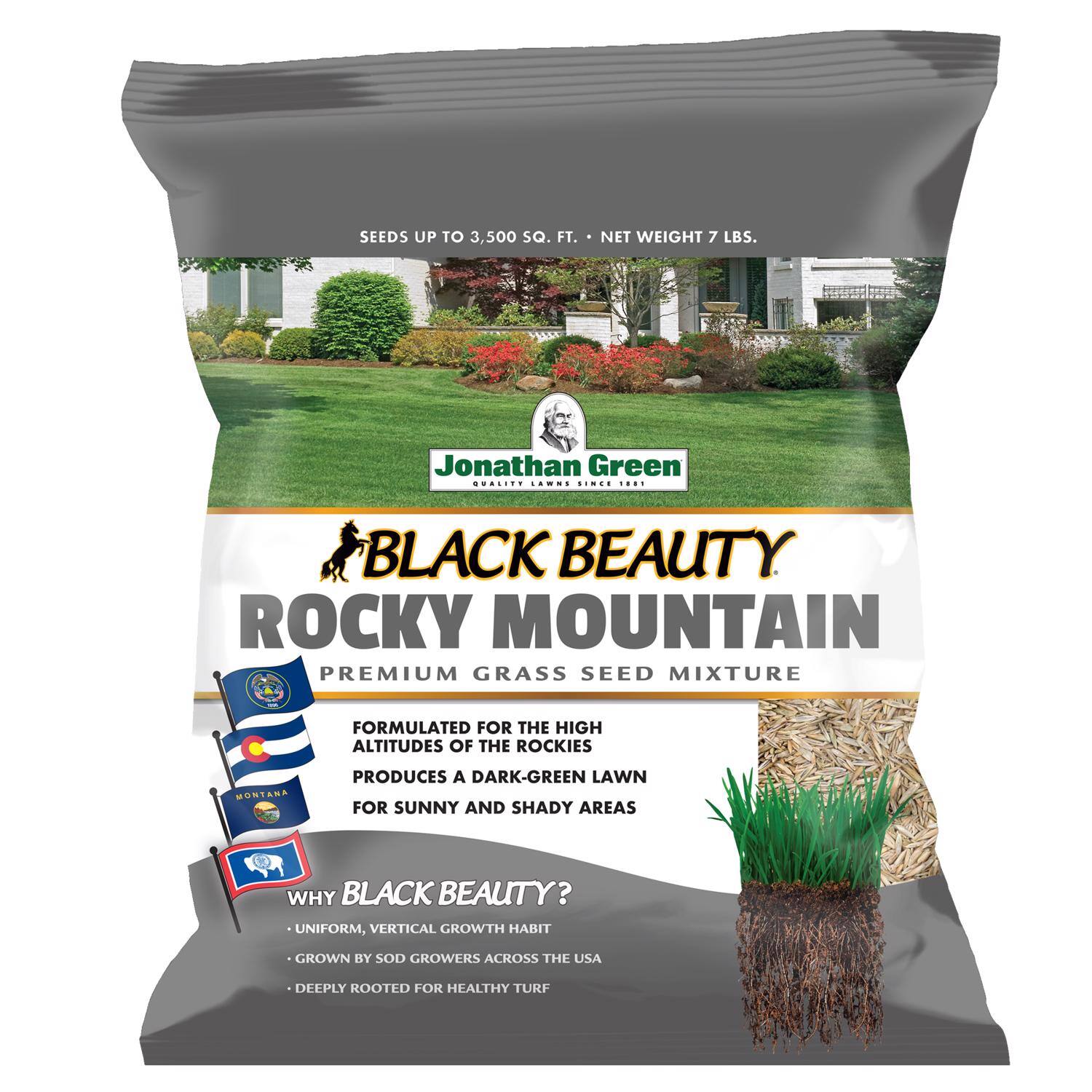 Jonathan Green - Black Beauty Rocky Mountain Mixed Sun or Shade Grass Seed 7 lb price history on PriceWatchPro