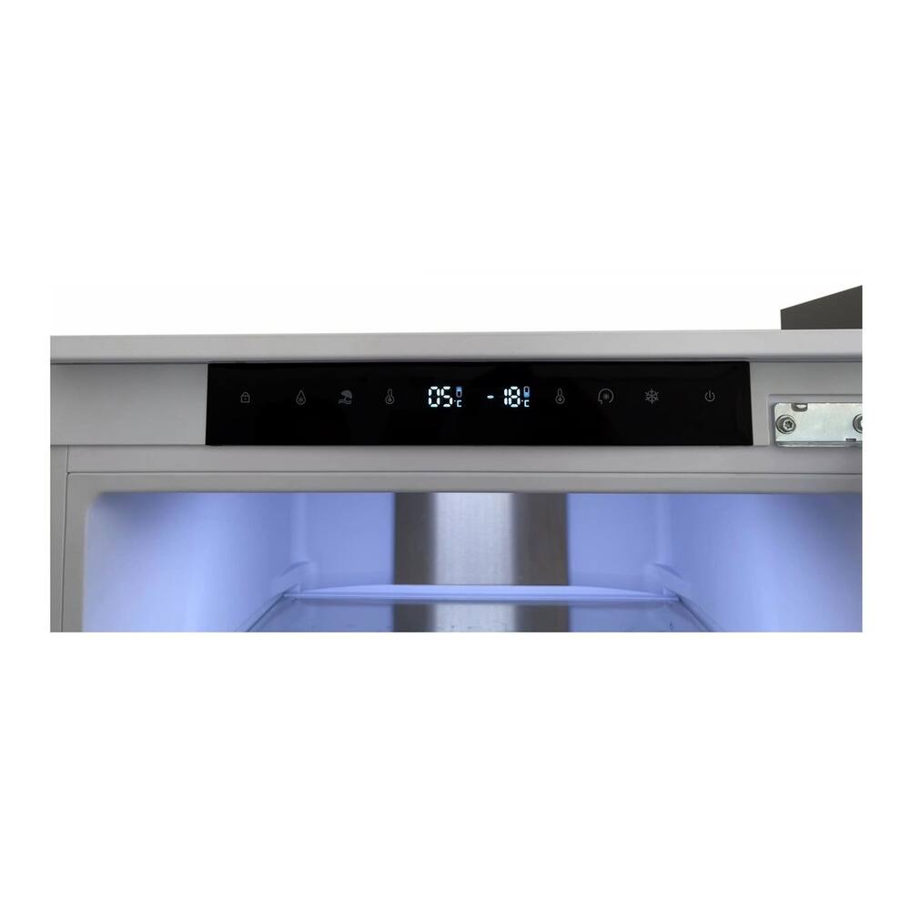Alt View 3. ILVE - ILVE 28 inch Built-In Counter-Depth Bottom Freezer Refrigerator with 12 cu. Ft. Total Capacity (Panel Ready) - Panel Ready.
