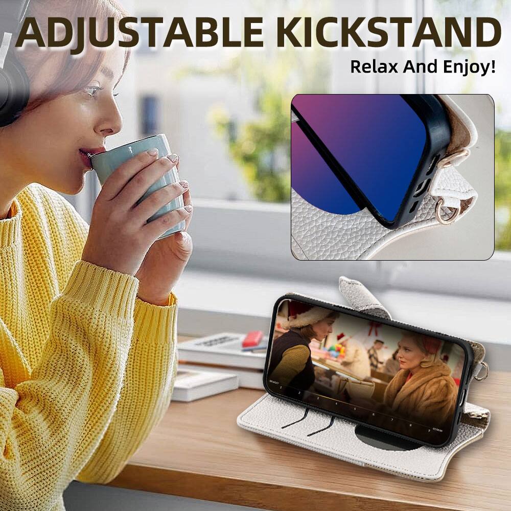 ADJUSTABLE KICKSTAND  
Relax And Enjoy!