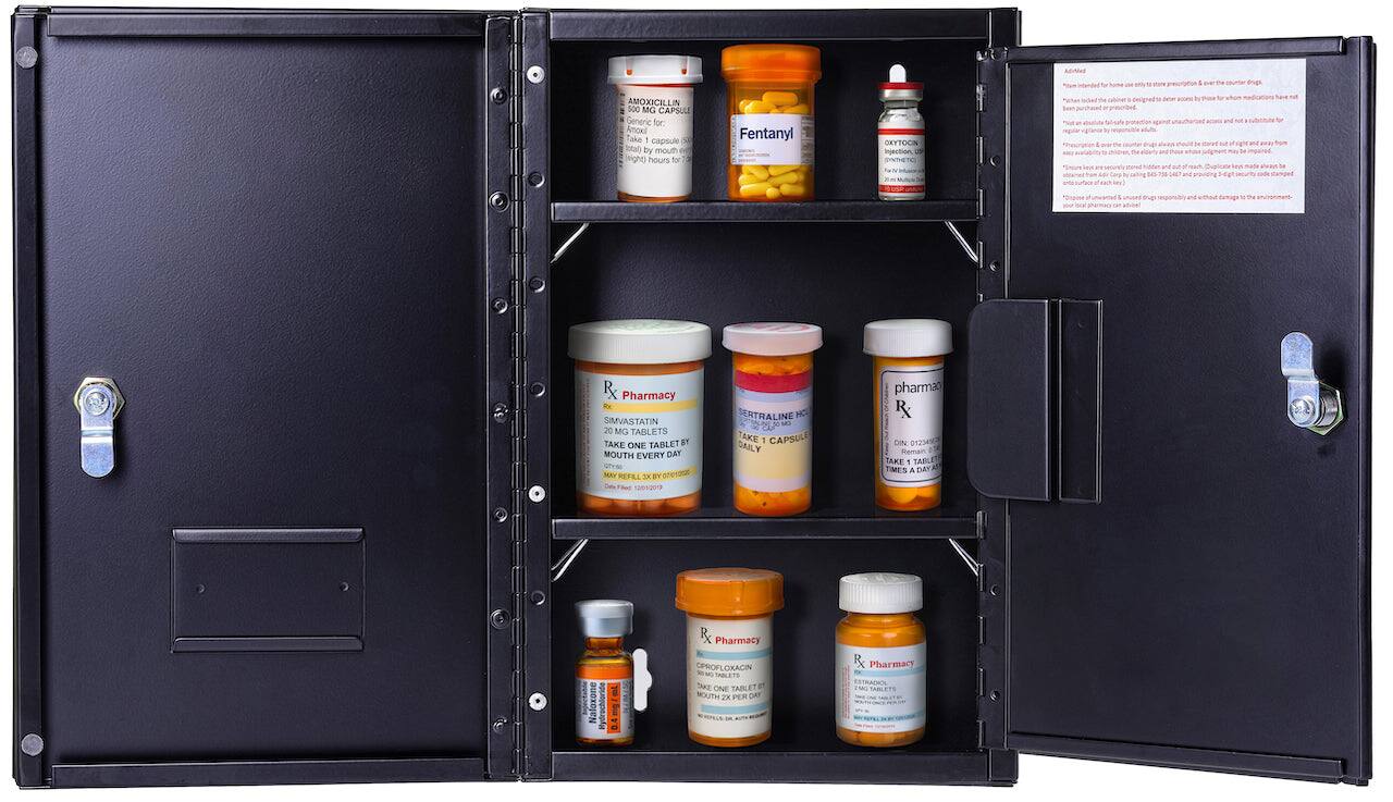 AMOXICIL 500 MG CAPSULE - Generic for: Amoxicillin. Take 1 capsule by mouth every 8 hours.

Fentanyl - Take 1 capsule by mouth every 8 hours.

OXYTOCIN - Injection

SIMVASTATIN 20 MG TABLETS - Take one tablet by mouth every day.

SERTRALINE HCL - Take 1 capsule daily.

Naloxone - Take 1 tablet by mouth 2x per day.

PROFLOXACIN TABLETS - Take one tablet by mouth 2x per day.