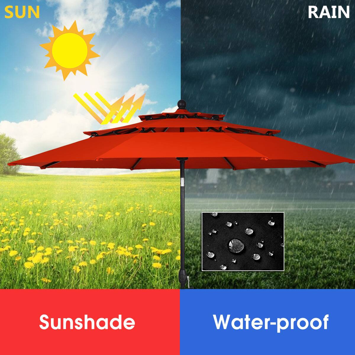 SUN RAIN  
Sunshade Water-proof