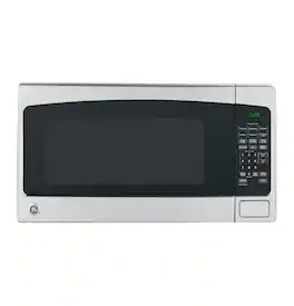 GE - 2.0 Cu. Ft. Countertop Microwave with Sensor Cooking and Defrost - Stainless Steel