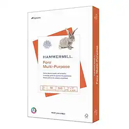 Hammermill - Fore 11" x 17" Multipurpose Paper, 24 lbs., 96 Brightness, 500 Sheets/Ream - White