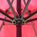 Alt View 8. Outsunny - 9FT 3 Tiers Patio Umbrella Outdoor Market Umbrella with Crank, Push Button Tilt for Deck, Backyard and Lawn - Wine Red.