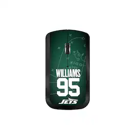 Keyscaper - Quinnen Williams Wireless Mouse - Wireless - Black