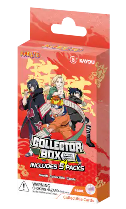 Kayou - Naruto-Smriti Collectible Cards Collector Box (5 Packs) - Earth Scroll 2
