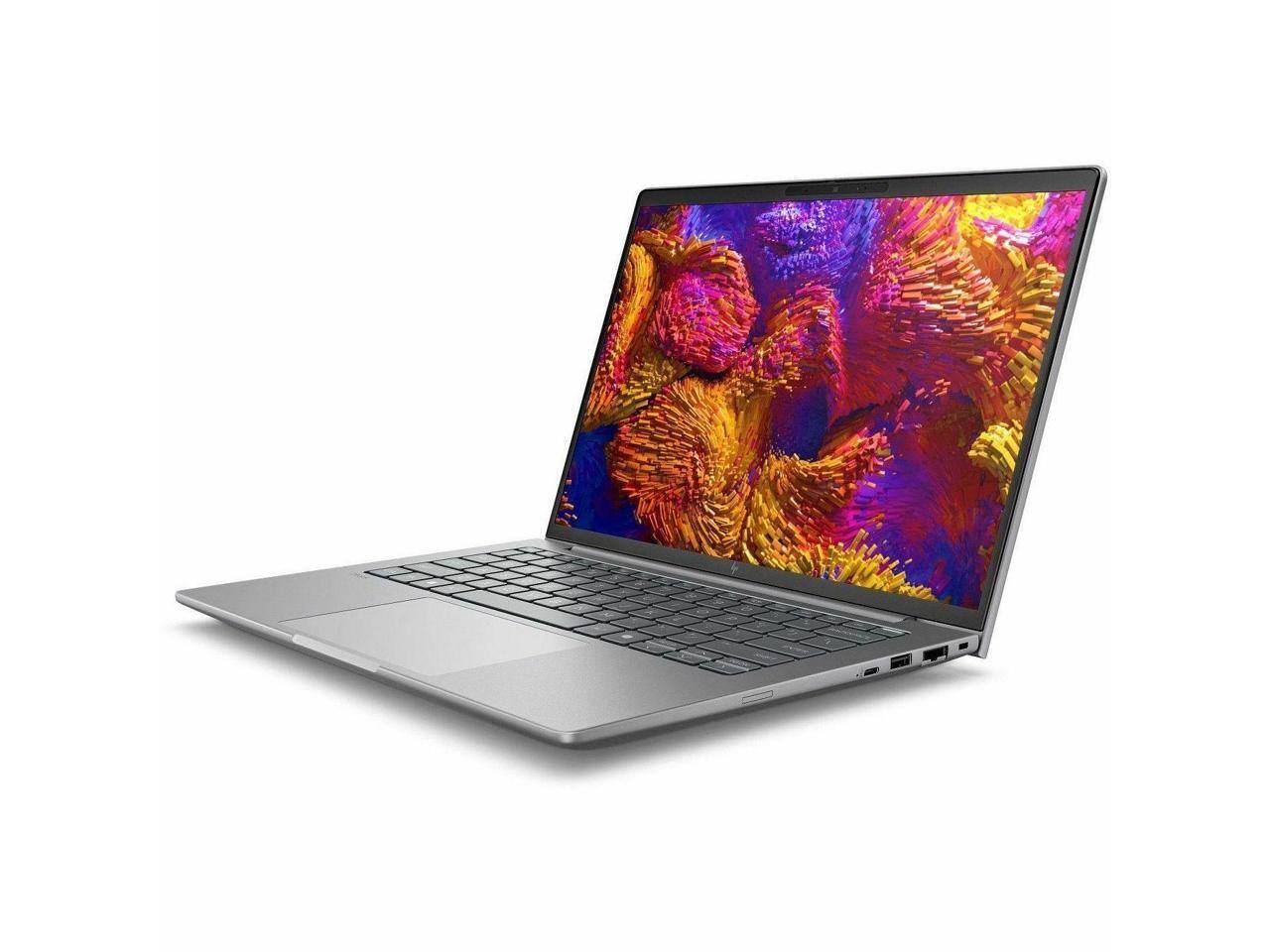 Alt View 1. HP - HP ZBook 8 G1as 14" Touchscreen Copilot+ PC - AMD Ryzen AI 9 HX PRO 375 - 32 GB - 512 GB SSD - Meteor Silver - Meteor Silver.