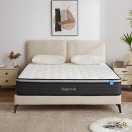 Meqiodas - Memory Foam Mattress, Comfort Sleep, Medium Firm Feel, Decompression, Skin Friendly, 10/12-inches Thickness Available - 10inch(King)