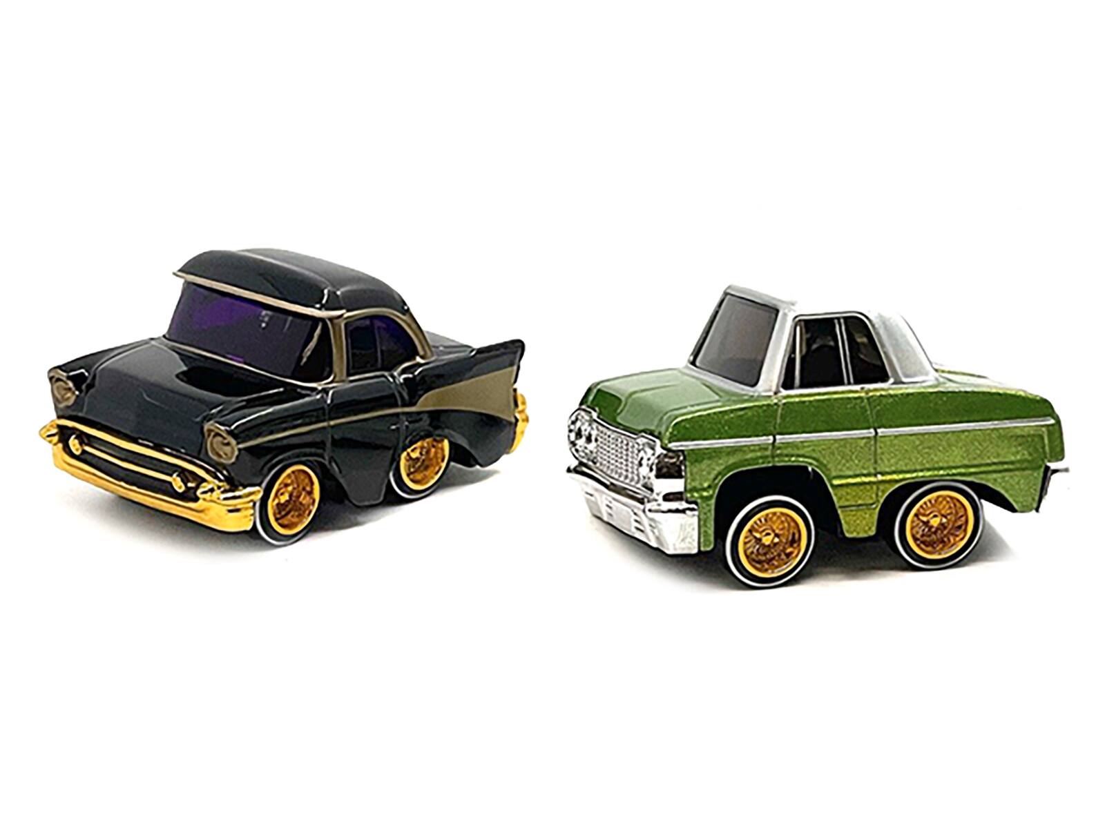 Angle. Car Tuned - "Lowriders" Series 5 Chevrolet Double Pack Set of 2 Cars Diecast Model Cars by CarTuned - Multi.