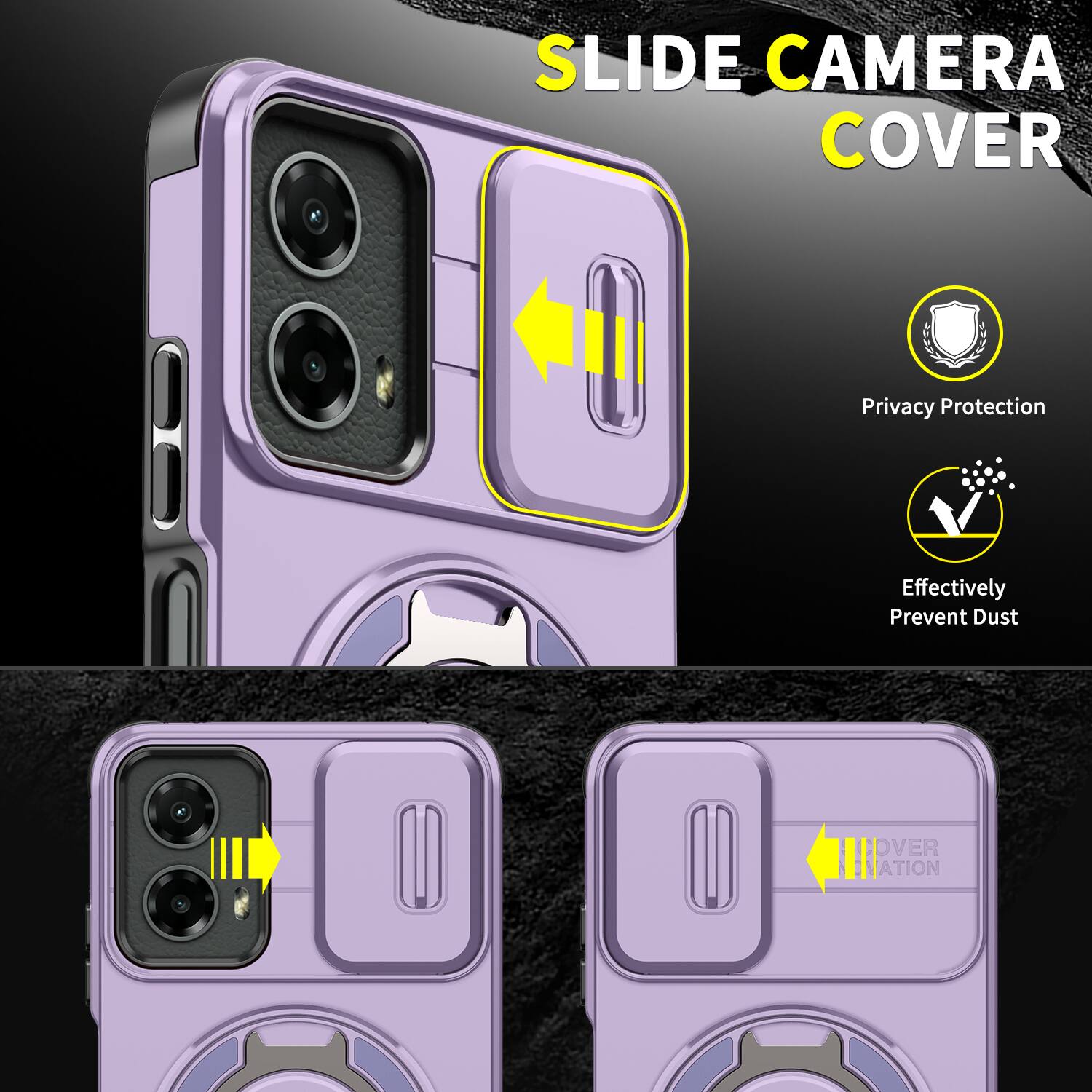 SLIDE CAMERA COVER

Privacy Protection

Effectively Prevent Dust
