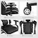 Adjustable Armrest, Smooth Rolling Casters, Wide Seat, Aesthetic Embroidery.