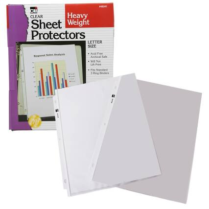 #48341 CLEAR Heavy Weight Sheet Protectors LETTER SIZE 1 Regional Sales Analysis - a 1 - 3 Sheets Safe Acid Free Archival Safe Will Not Lift Print Fits Standard 3 Ring Binders 1N ve . t r 2nd Oe 70 LOs