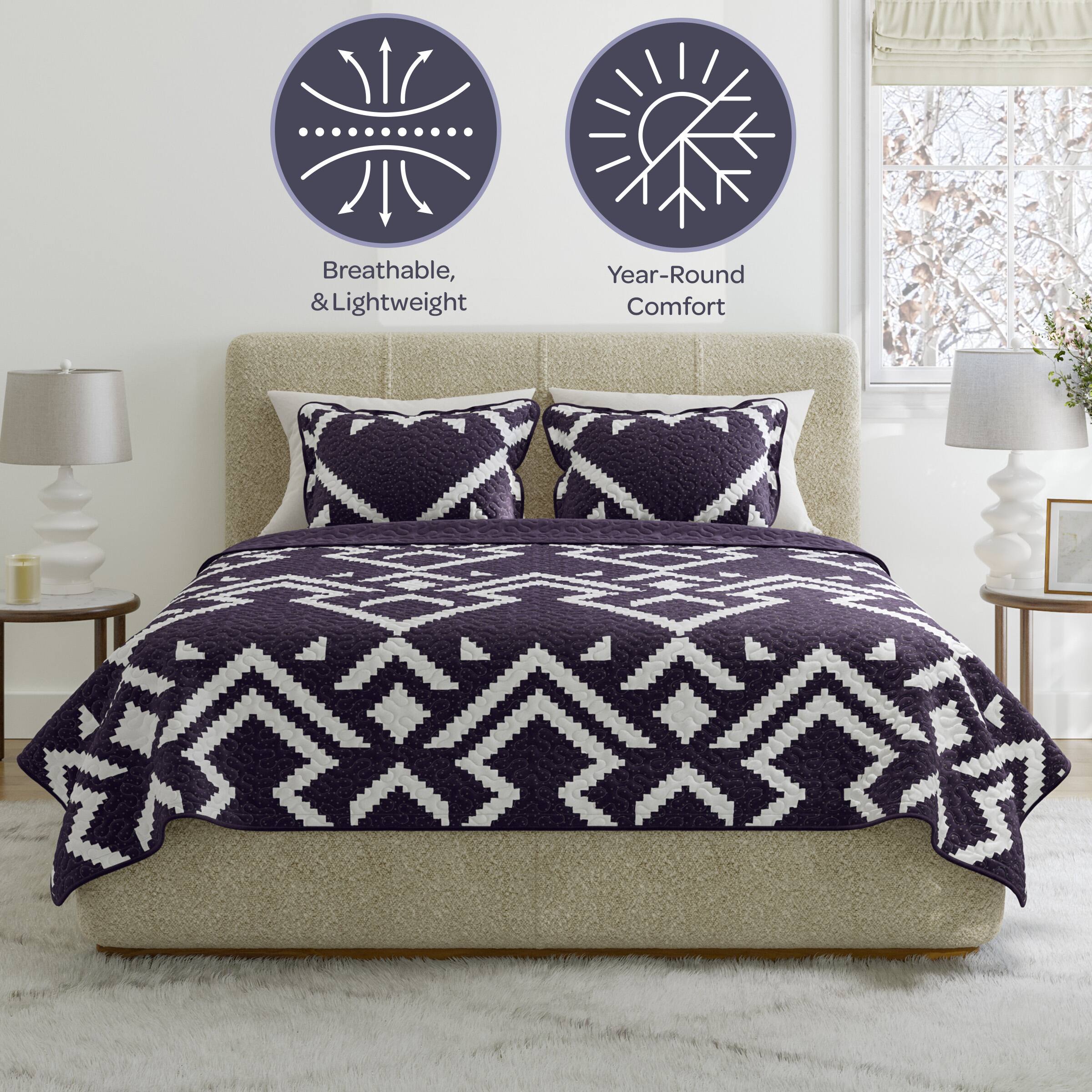 Breathable, & Lightweight  
Year-Round Comfort