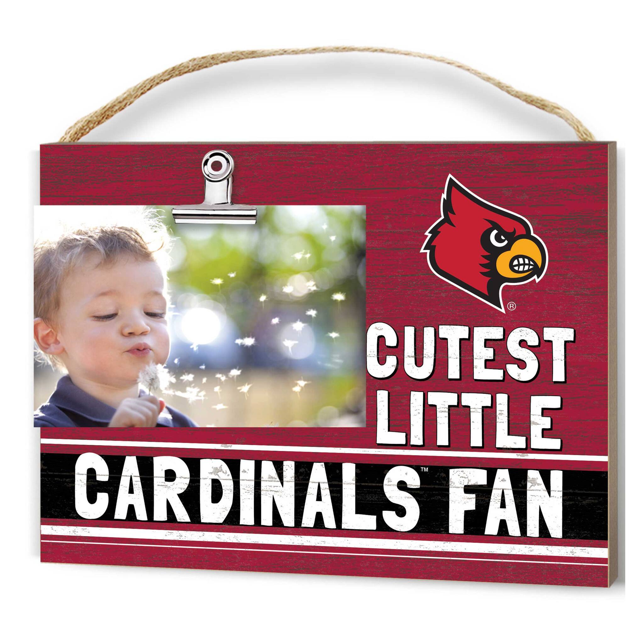 Louisville Cardinals 8'' x 10'' Cutest Little Team Logo Clip Photo Frame