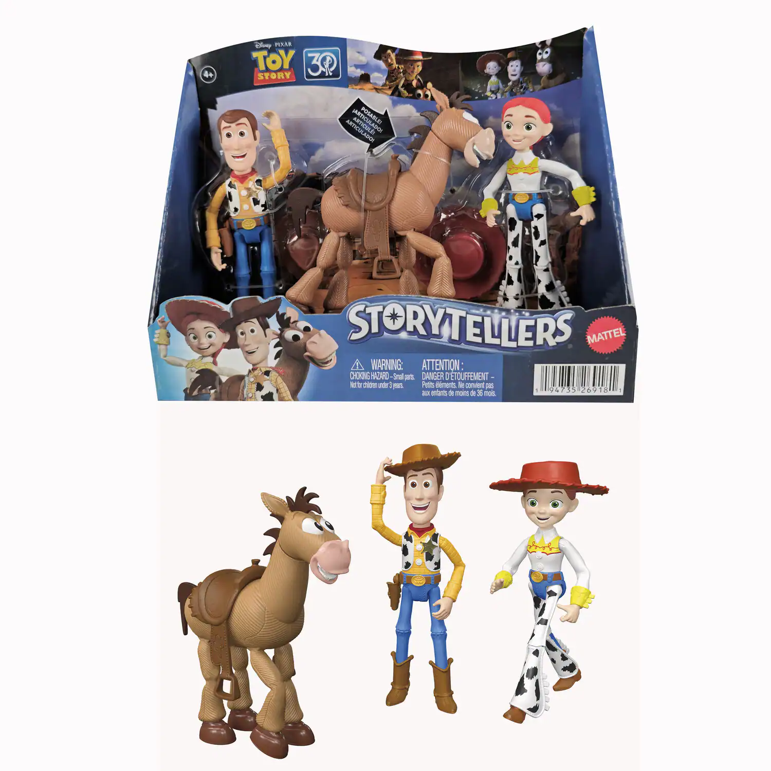 Mattel - Disney and Pixar Toy Story Storytellers Woody's Roundup Pack - Collectibles - Multicolor